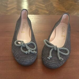 Pretty Ballerinas Ballet Flats in Faux Alligator